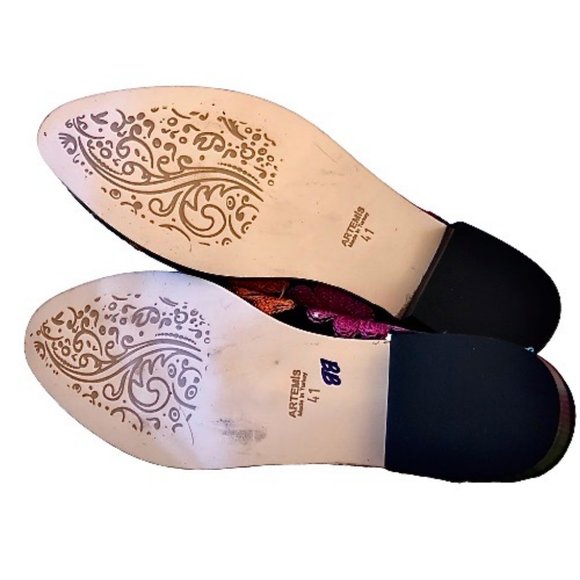 David Tate Loafer Patent Leather Snakeskin Print Womens size 12 - Picture 12 of 14